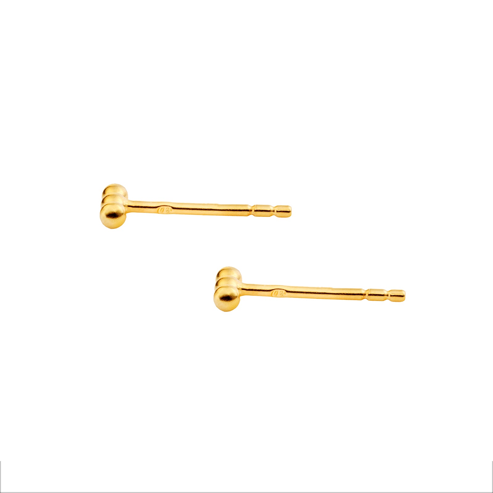 three's a party mini studs