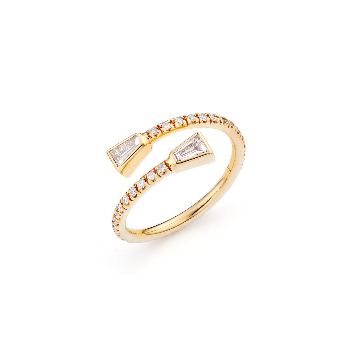 trapez eternity ring