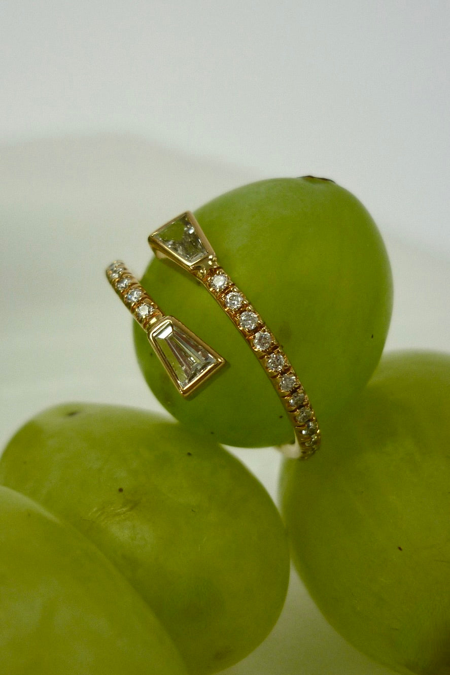 trapez eternity ring