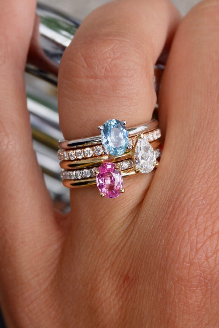 oneself ring pink saphir