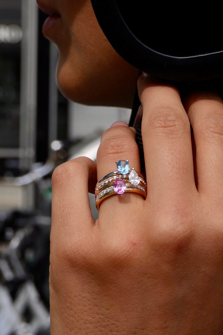 oneself ring pink saphir