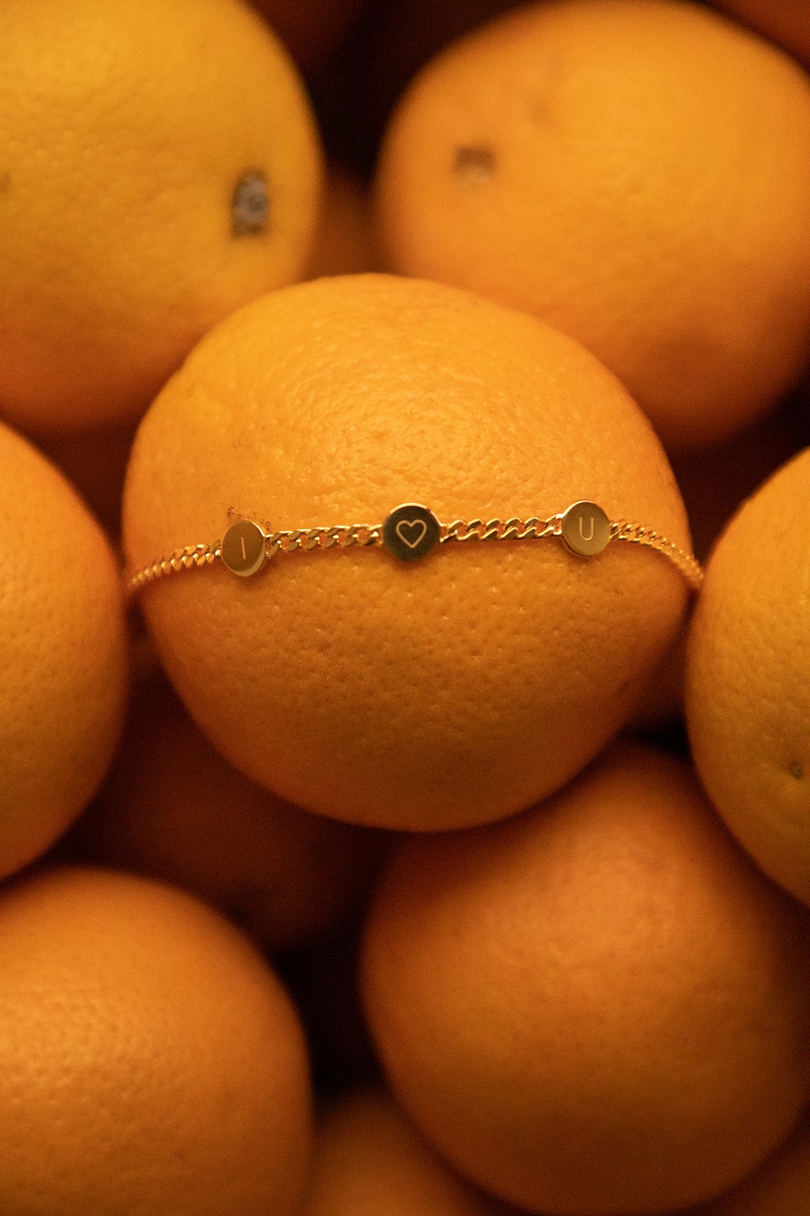 tank initial bracelet w/3