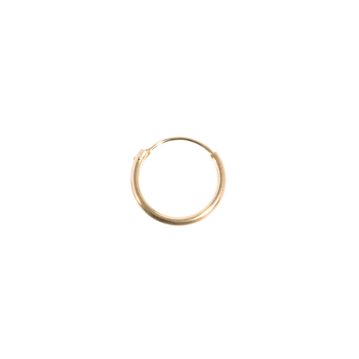 mini creole single 11mm gold ohrringe ariane ernst