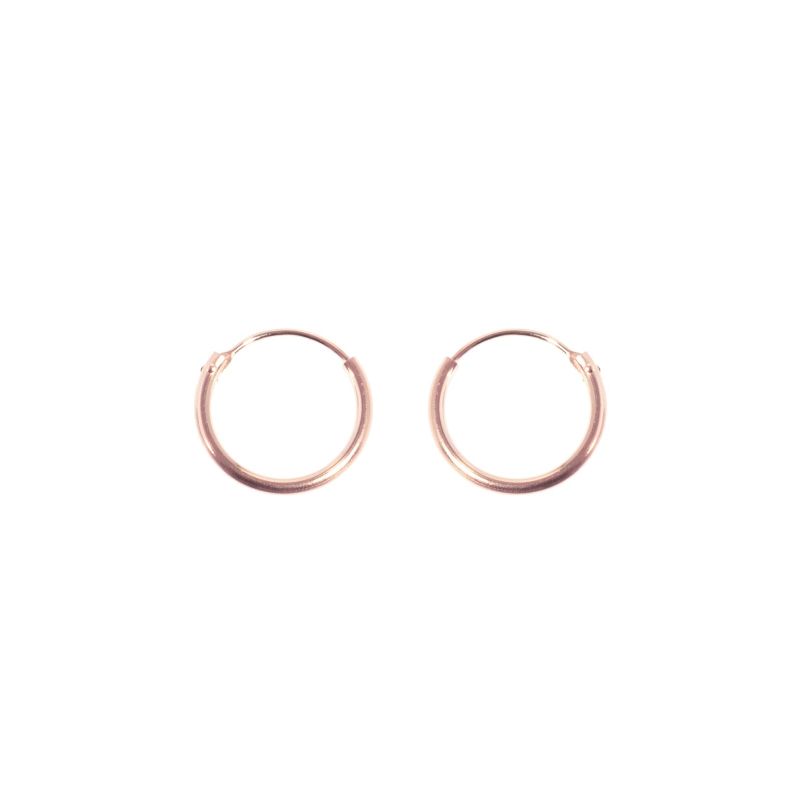 mini creolen 9mm rose ohrringe ariane ernst gesigner modeschmuck
