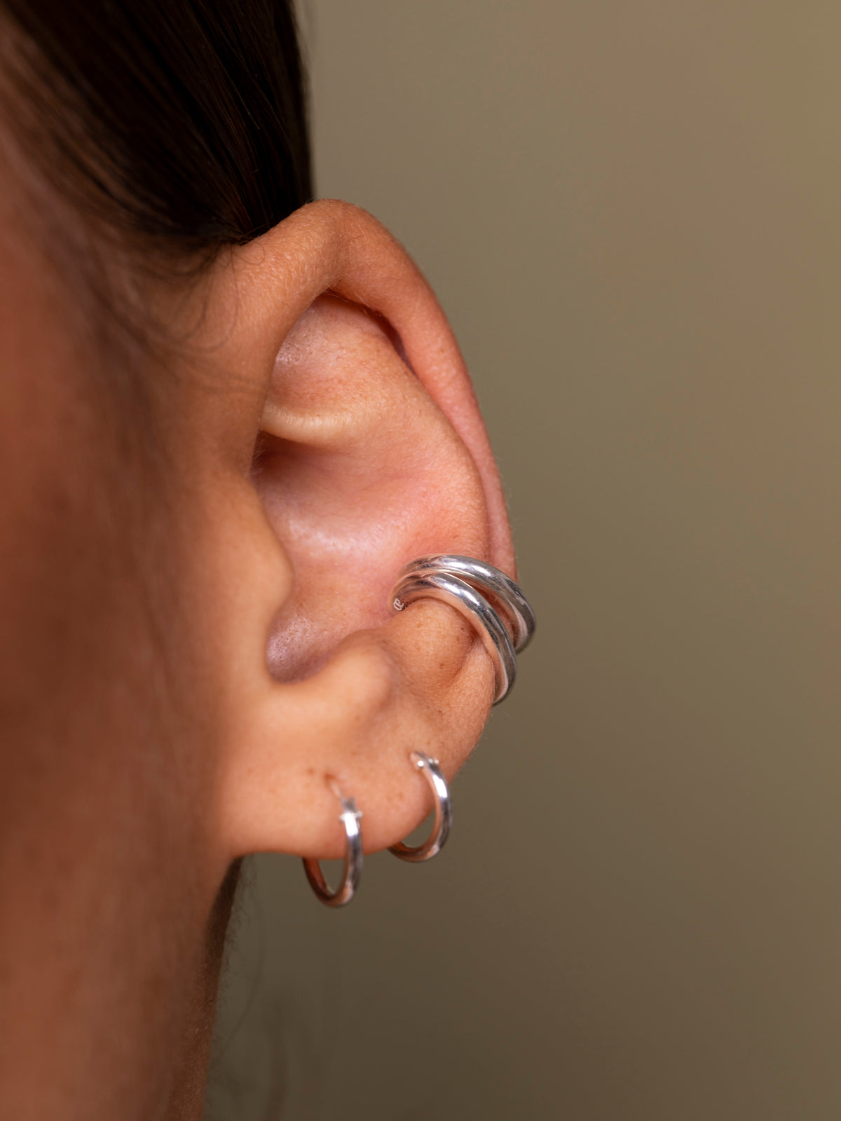 sterling clean earcuff