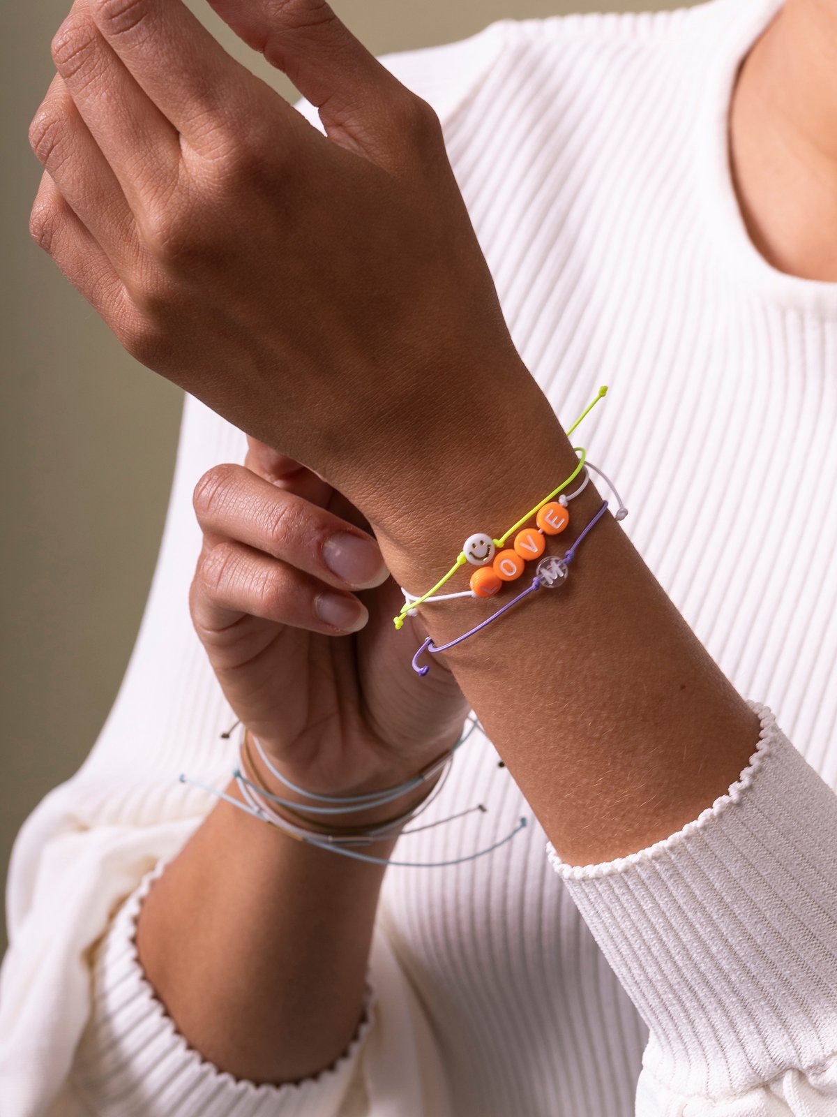 be patient bracelet smile men