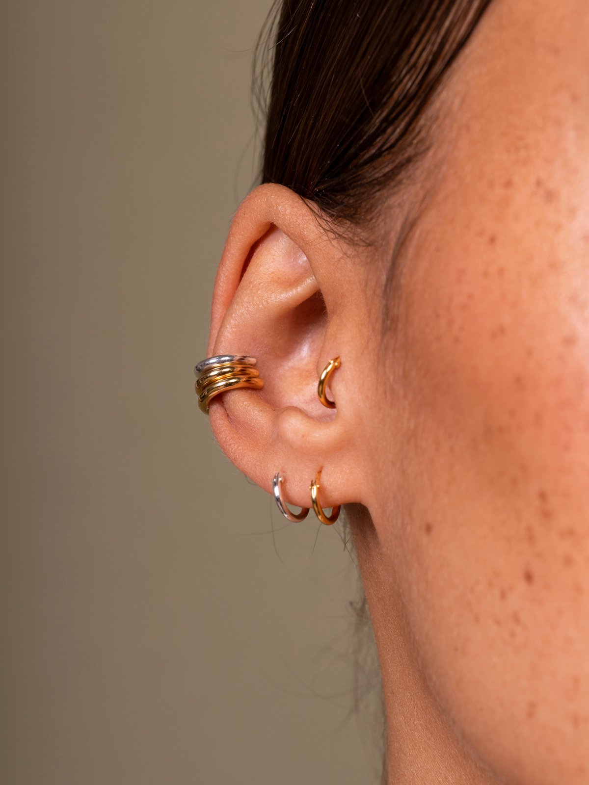 sterling clean earcuff