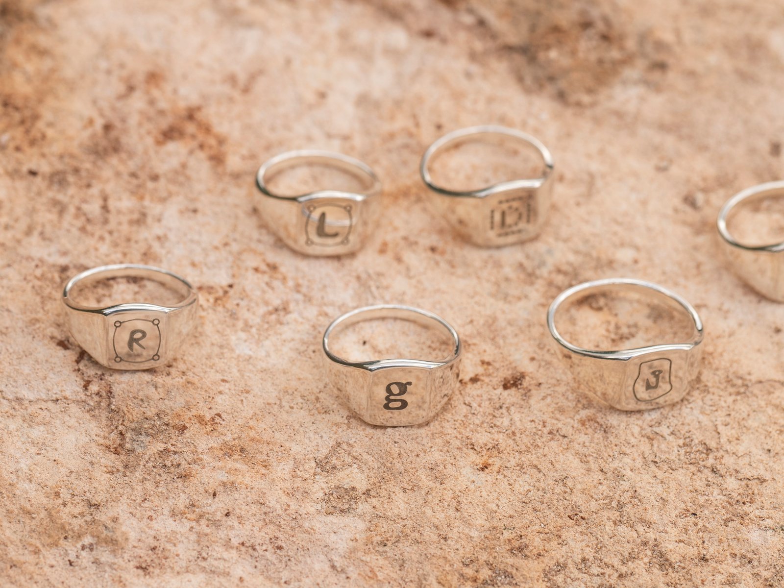 modern emblem ring