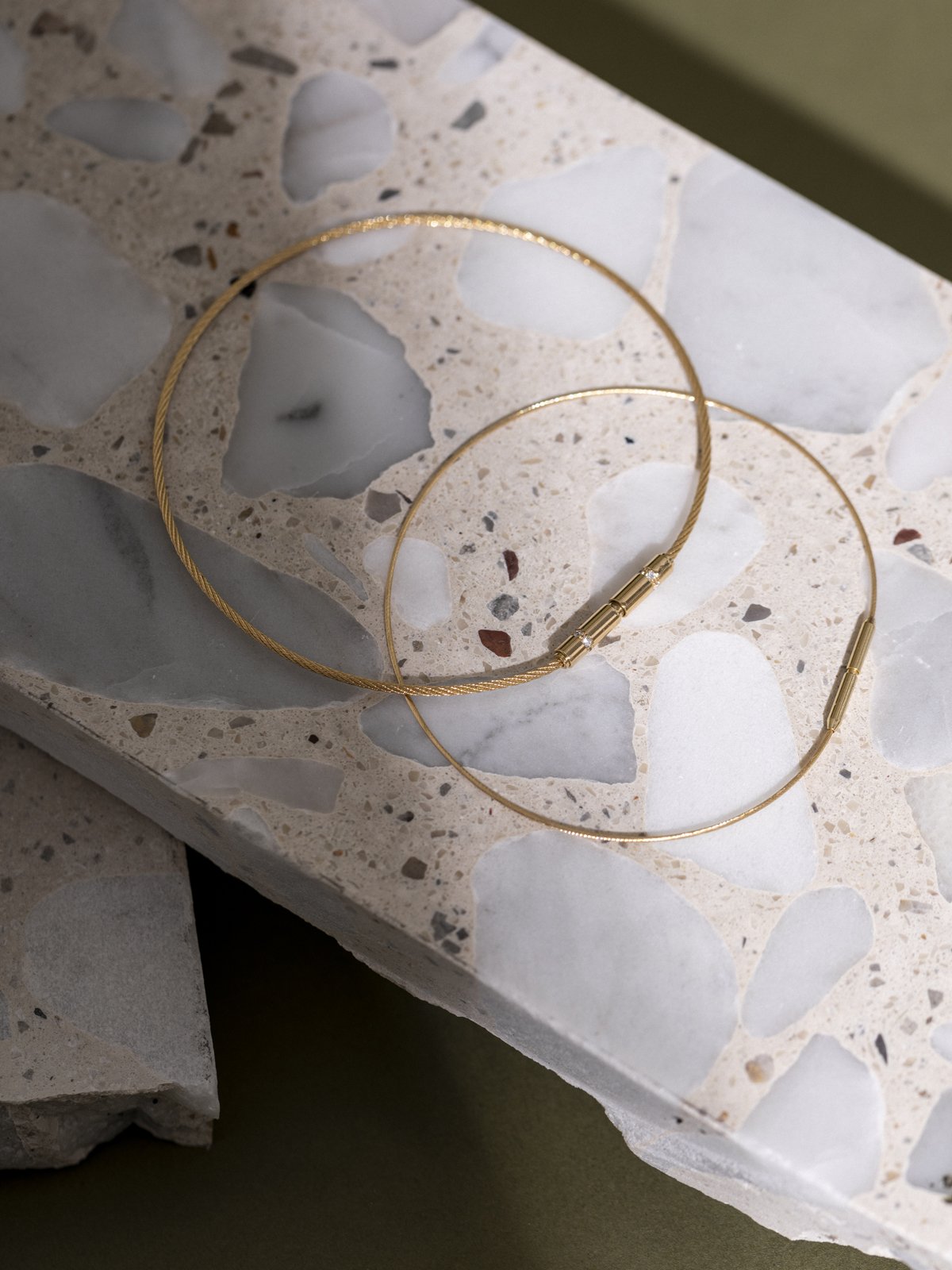 be patient metal bold bracelet