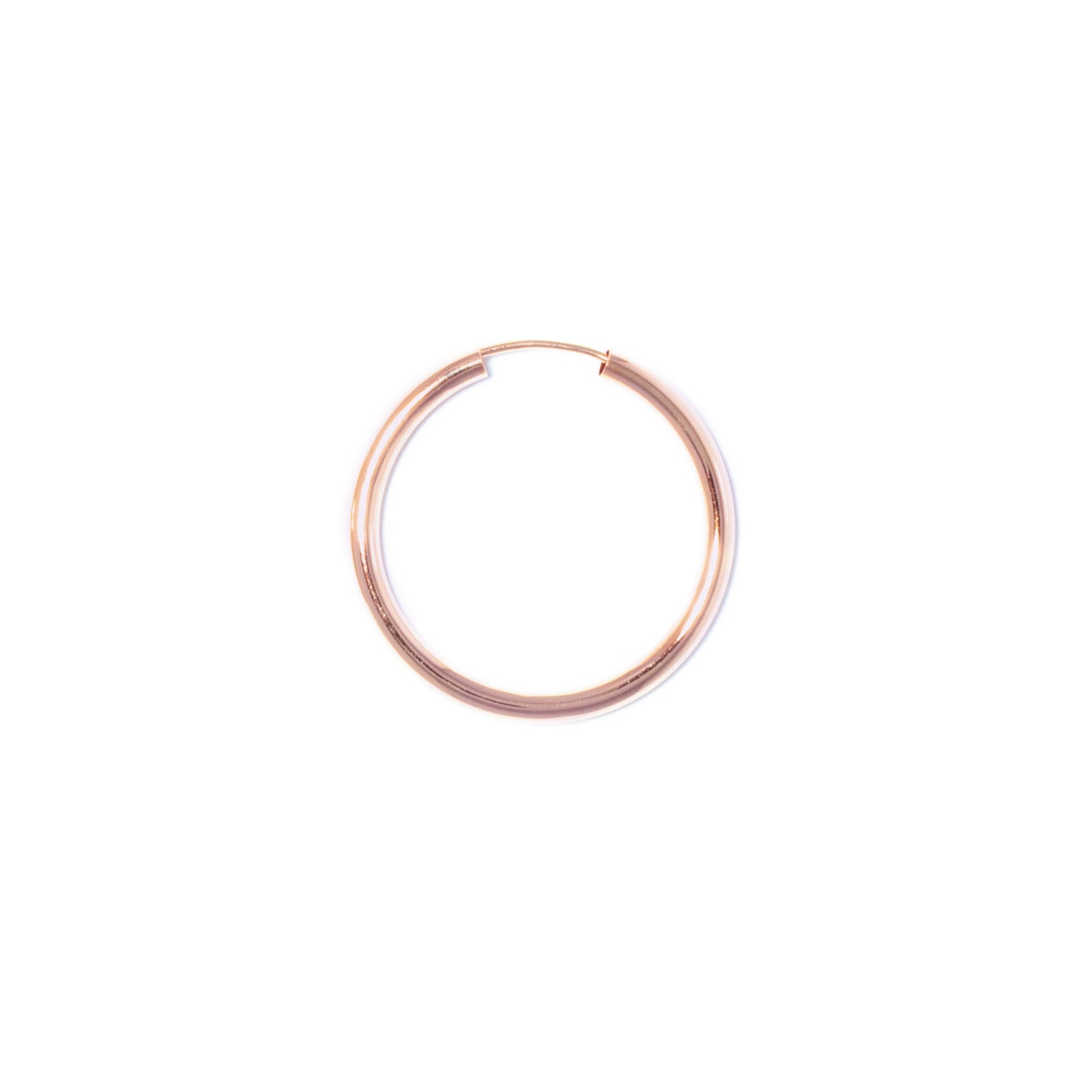 big creole single 20mm rose ohrring ariane ernst