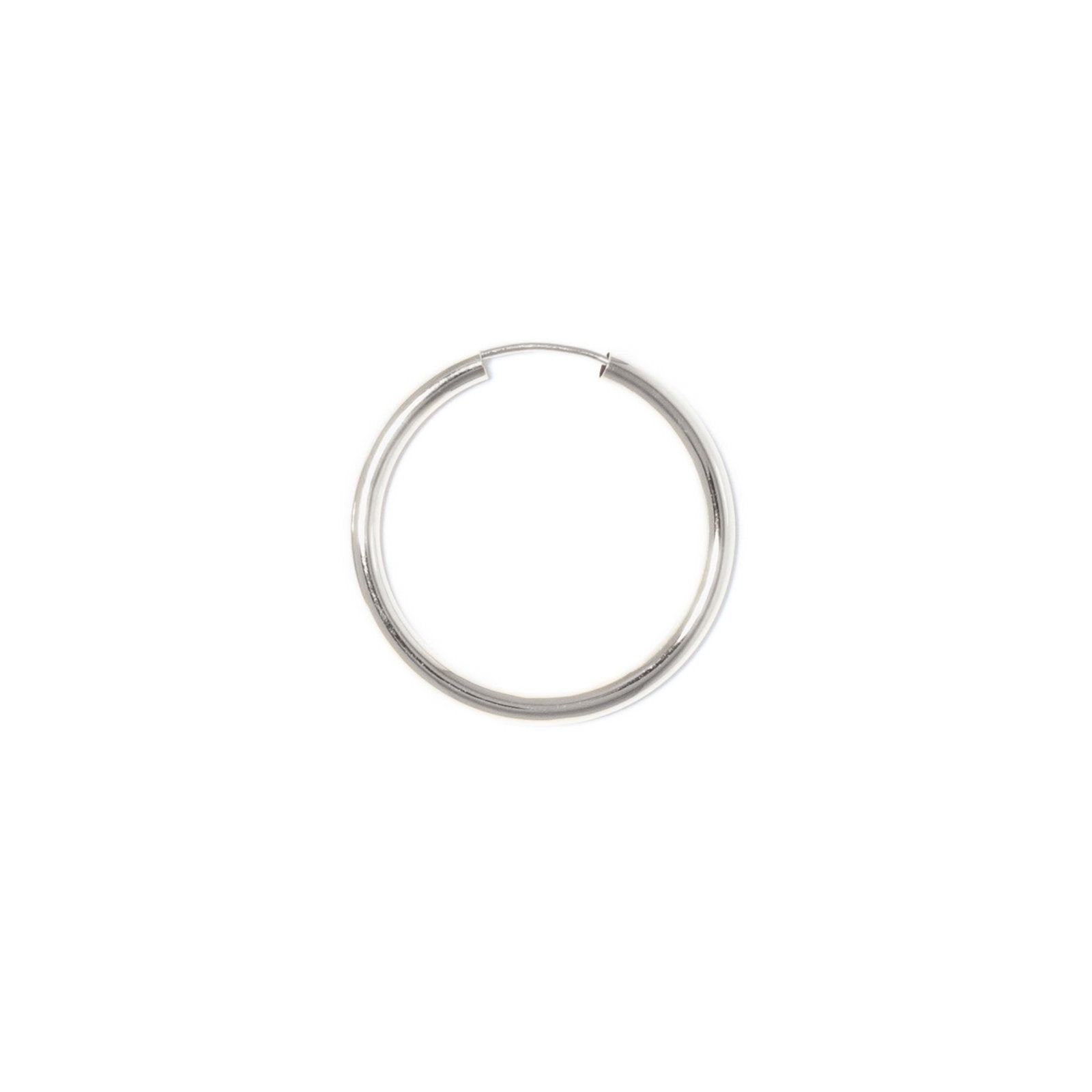 big creole single 20mm silber ohrring ariane ernst