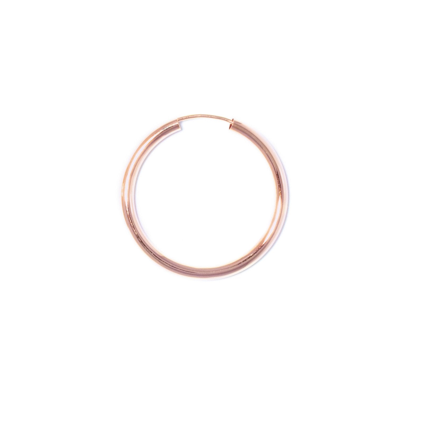 big hoop single 30mm rose earring ariane ernst