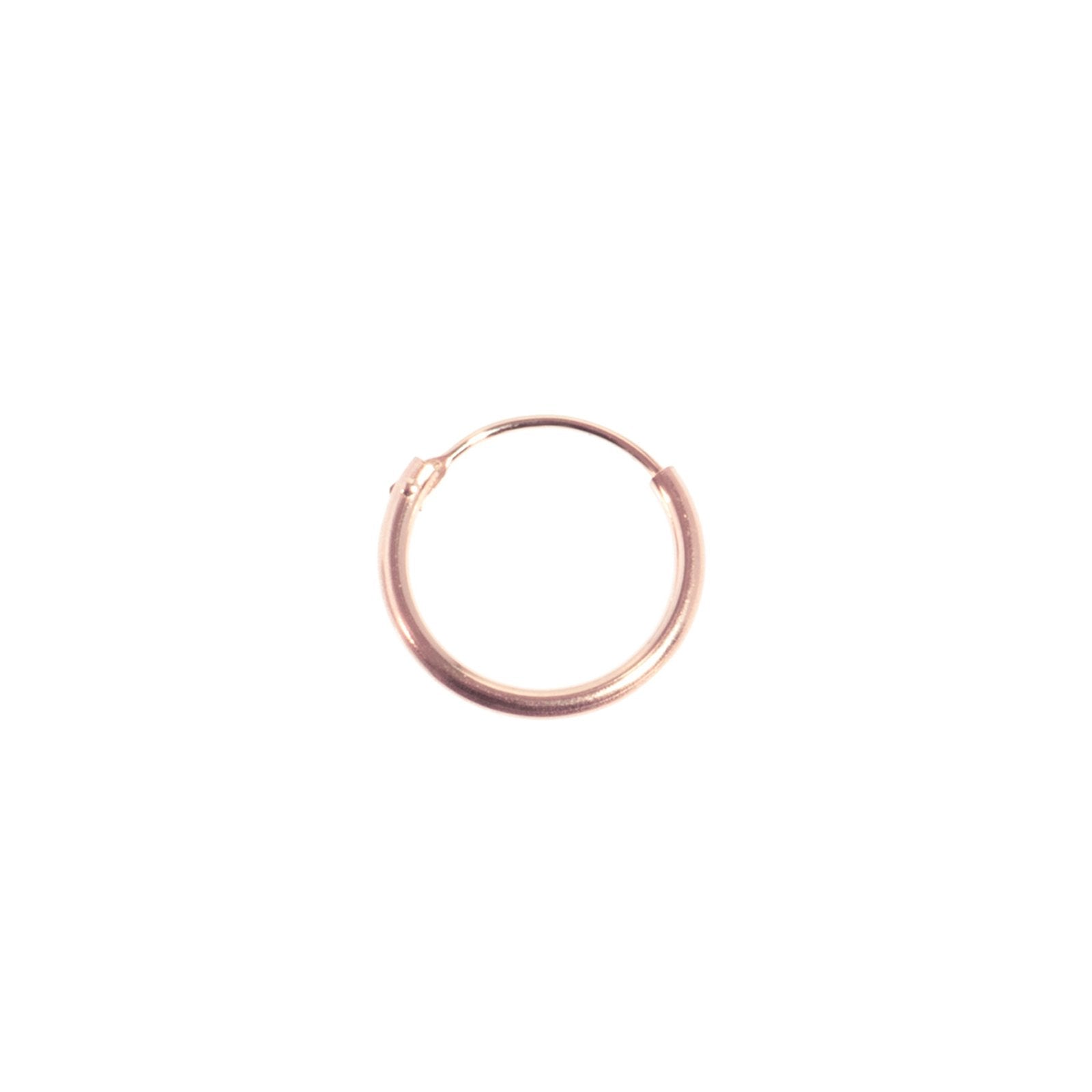 mini creole single 13mm rose ohrringe ariane ernst