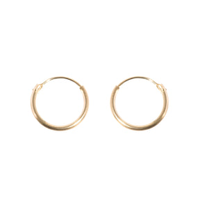 mini creolen 13mm gold ohrringe ariane ernst