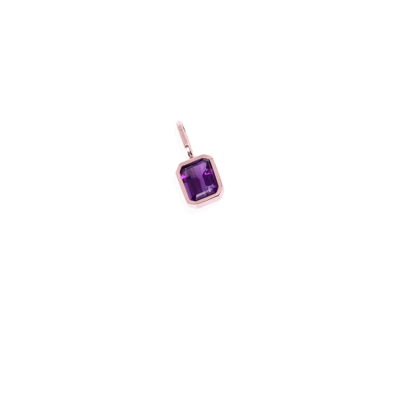 wyfc amethyst achteck lila rose anhänger ariane ernst