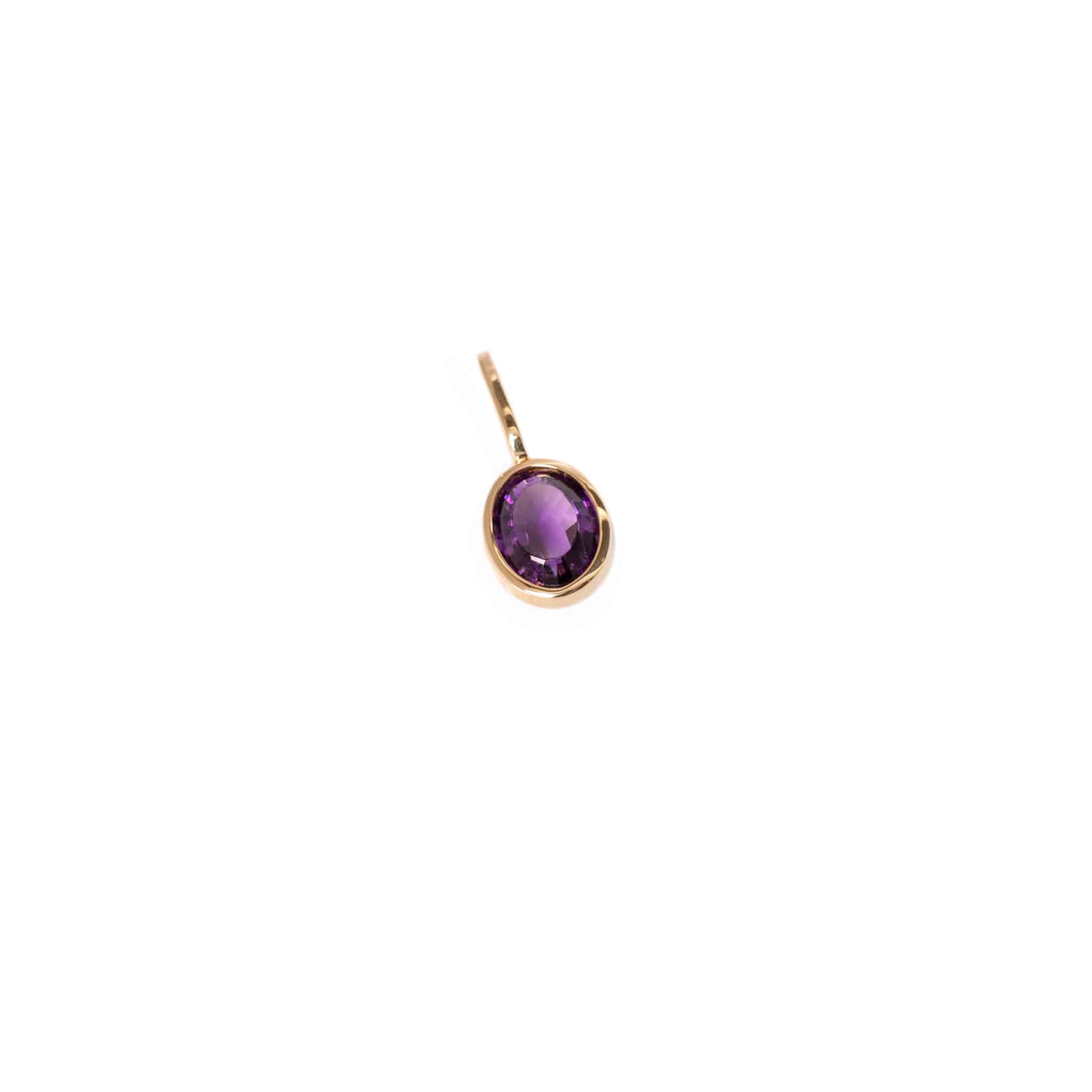 wyfc amethyst oval lila gold anhänger ariane ernst