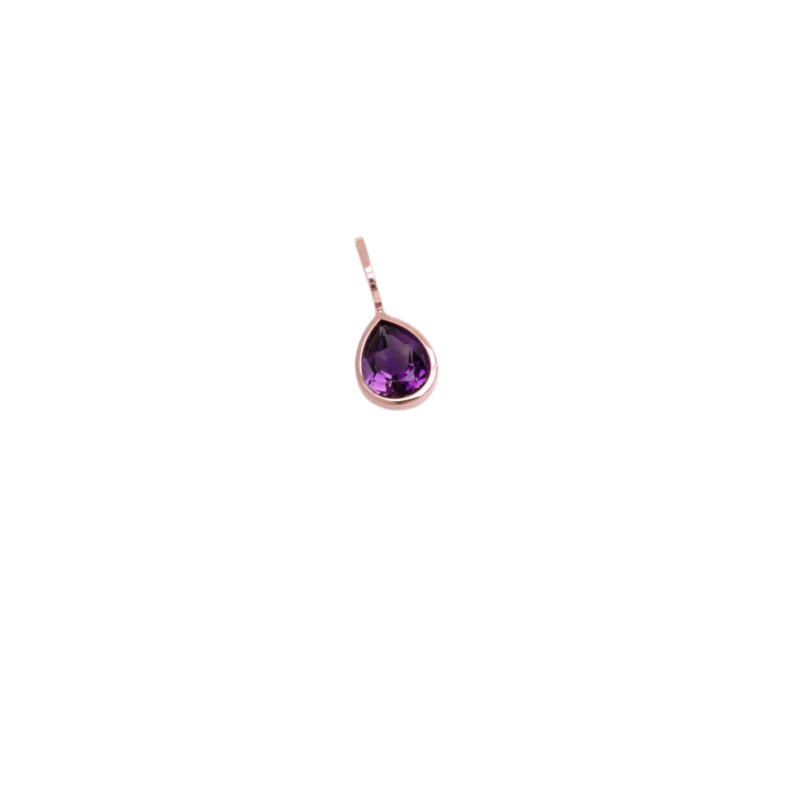 wyfc amethyst tropfen lila rose anhänger ariane ernst