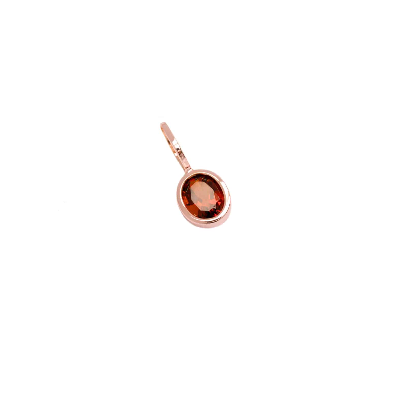 wyfc granat oval dunkelrot rose anhänger ariane ernst