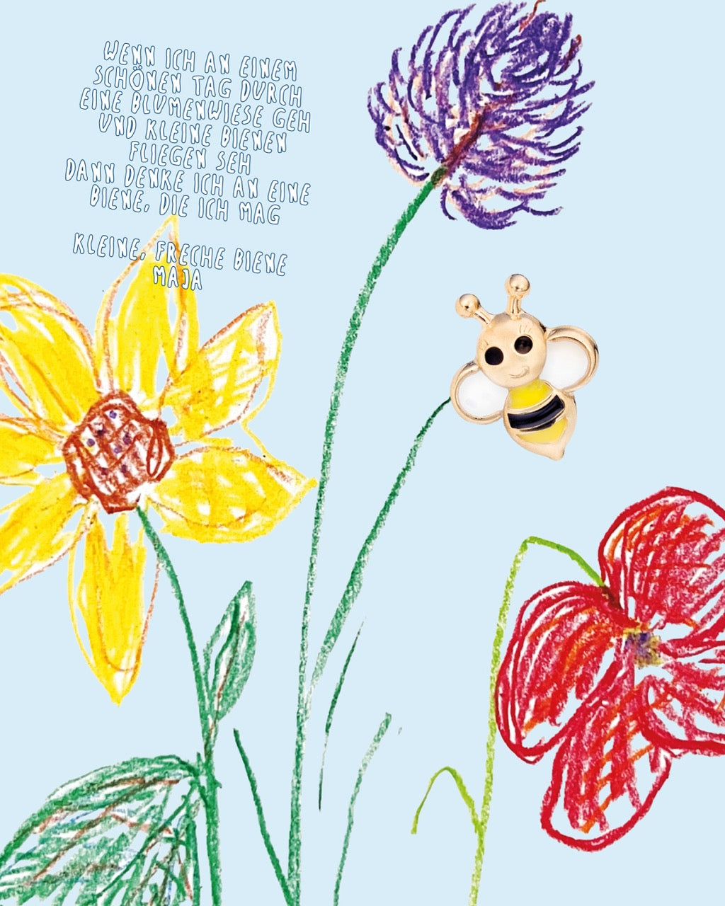 inner child stud _ honey bee