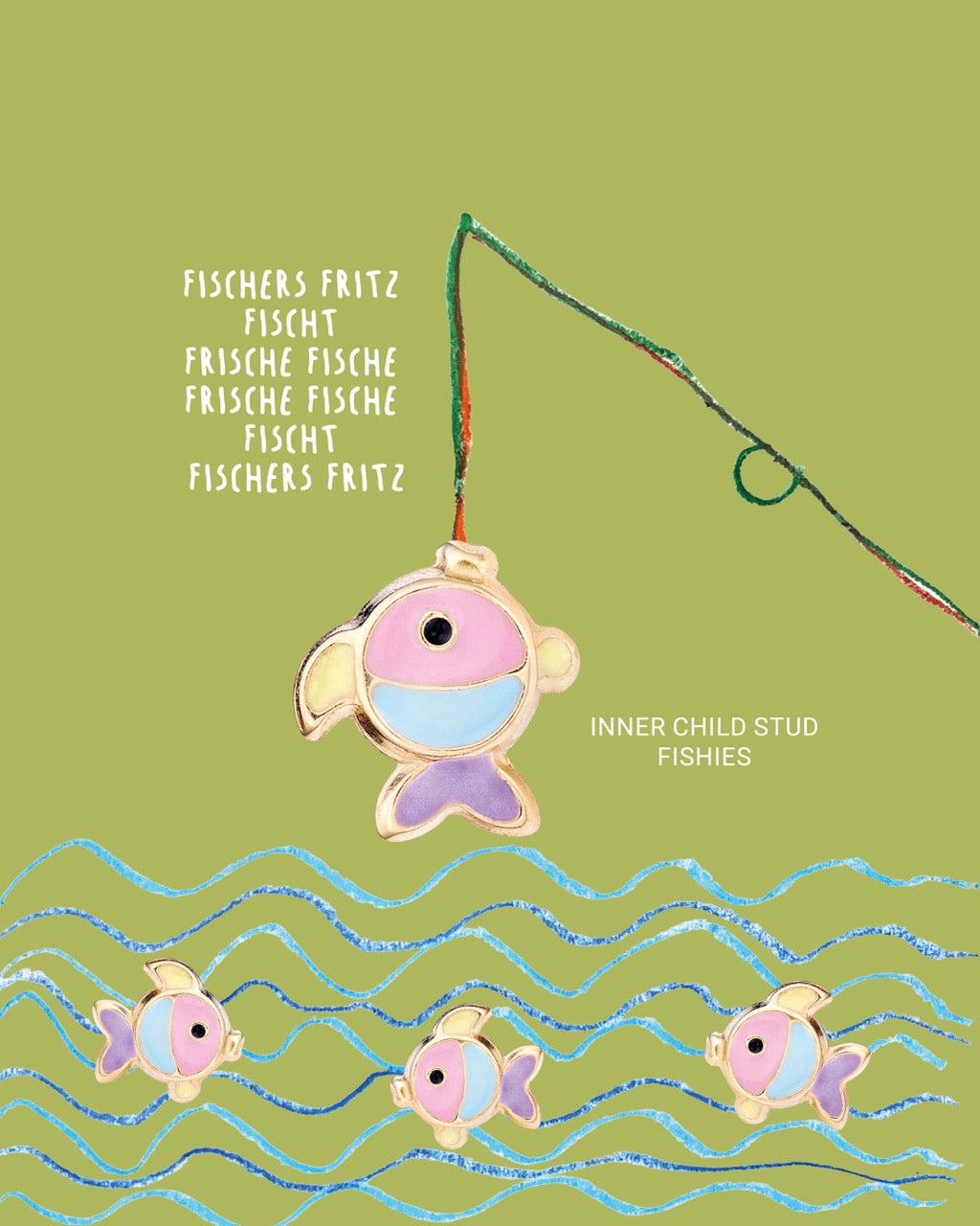 inner child stud _ fishies