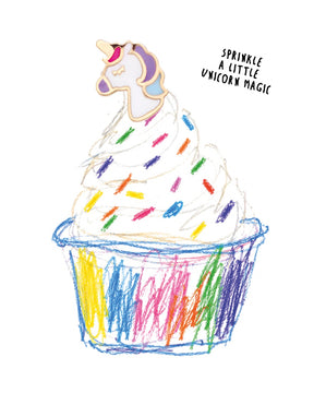 inner child stud _ unicorn
