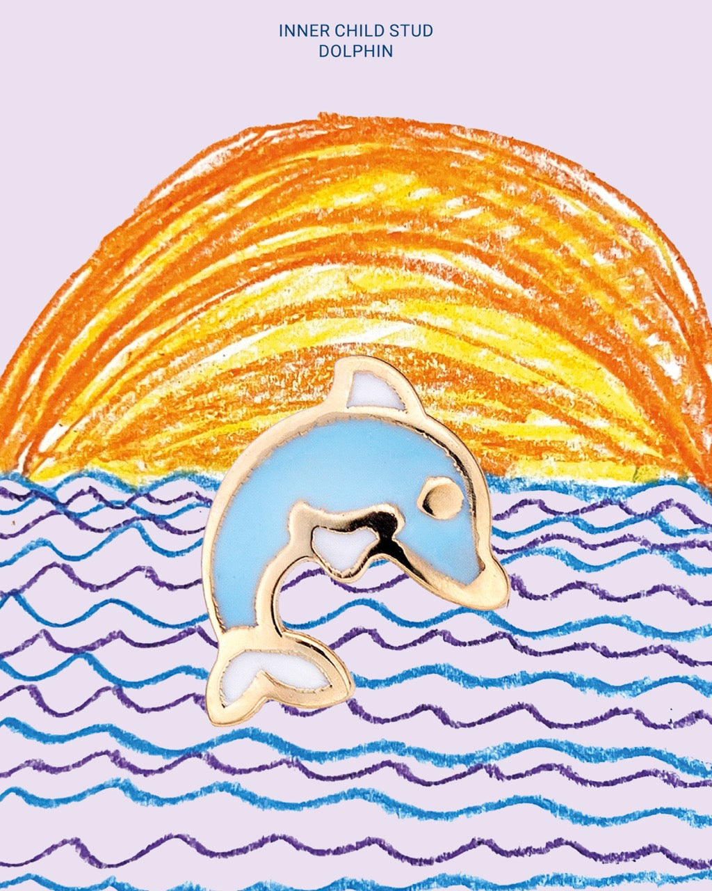 inner child stud _ dolphin