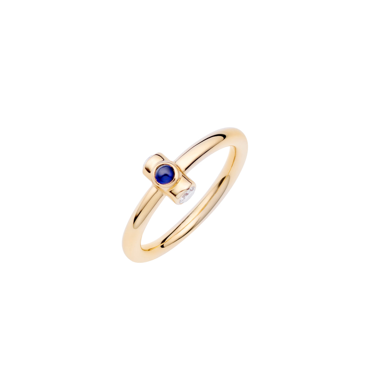 one bullet bold ring w/ saphir