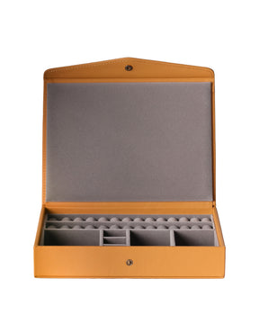 ae jewelry box _ leather cognac limited edition