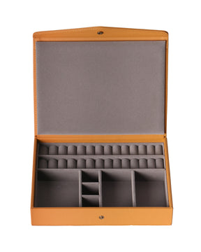 ae jewelry box _ leather cognac limited edition
