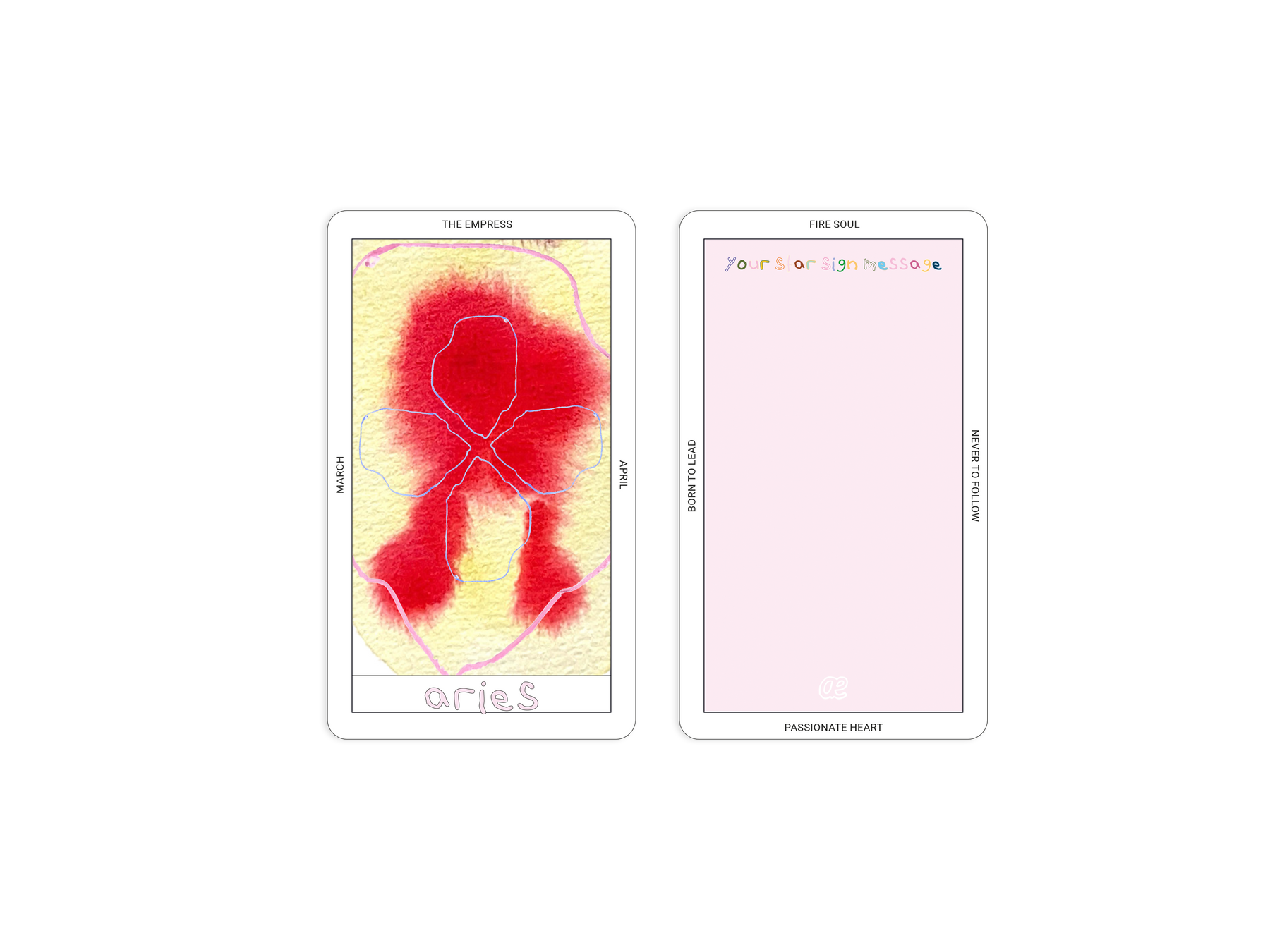 ae star sign card