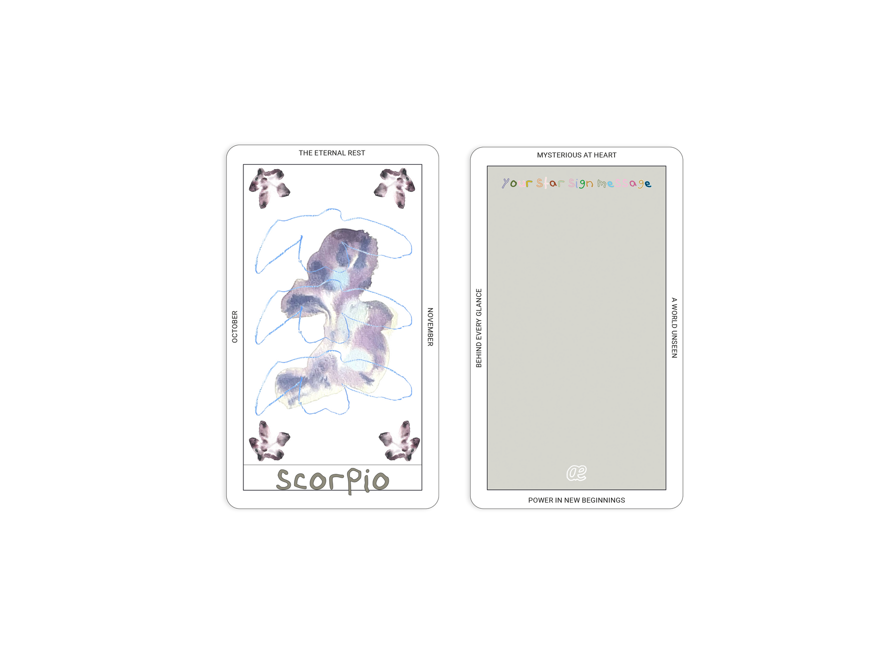 ae star sign card