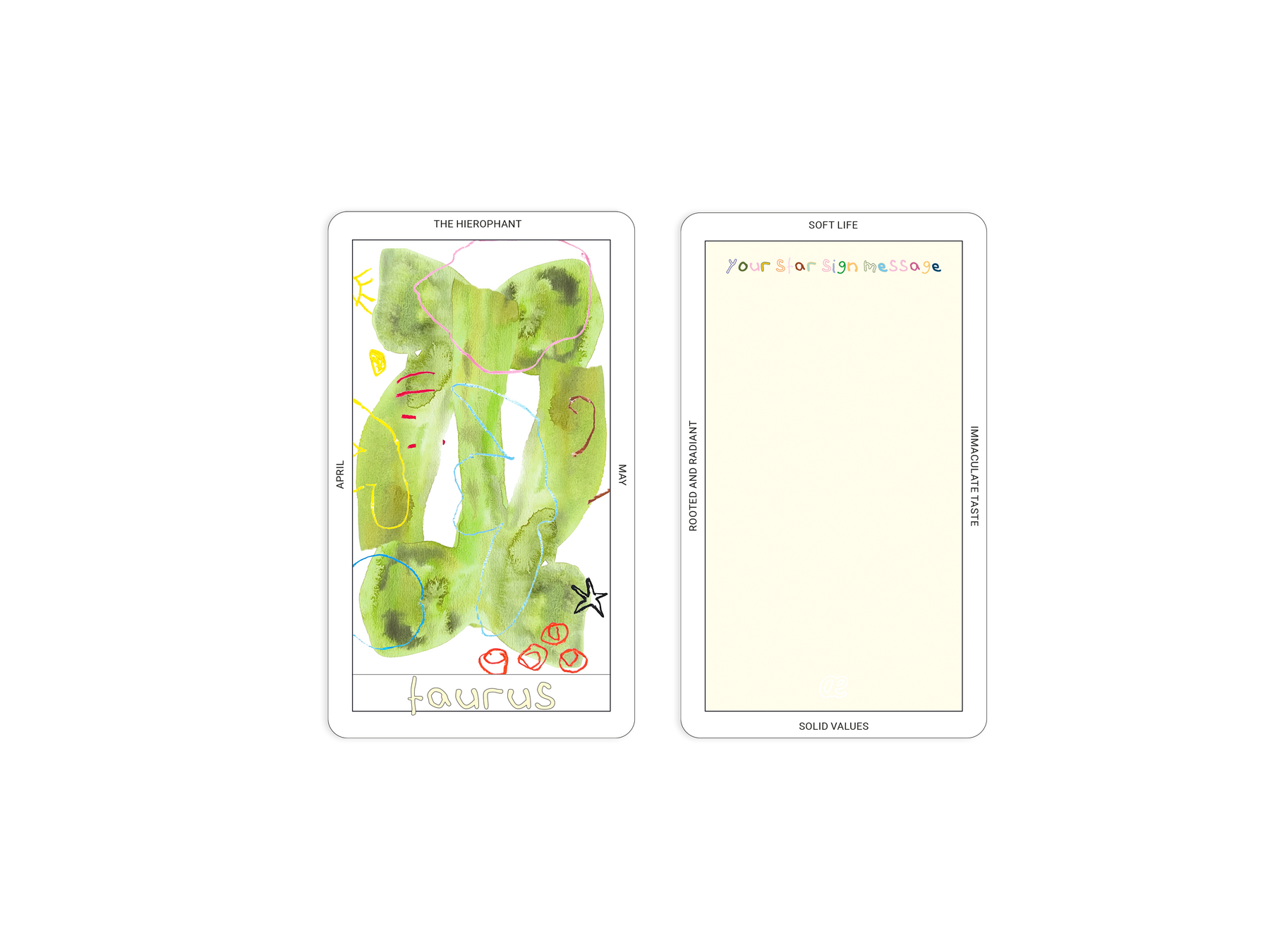 ae star sign card