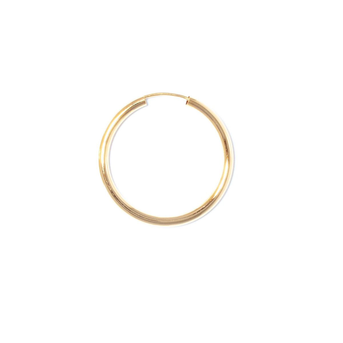 big hoop single 30mm gold earring ariane ernst