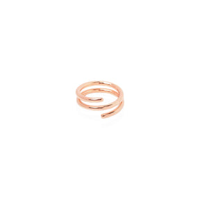 spiral ring no.2 bold rose ariane ernst
